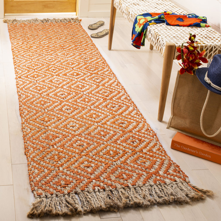 Desai Natural Fiber Hand Woven Jute Geometric Rug