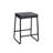 Ebern Designs Selma Bar Stools Set of 2, PU Leather, Iron Legs-1676733297-1697485665