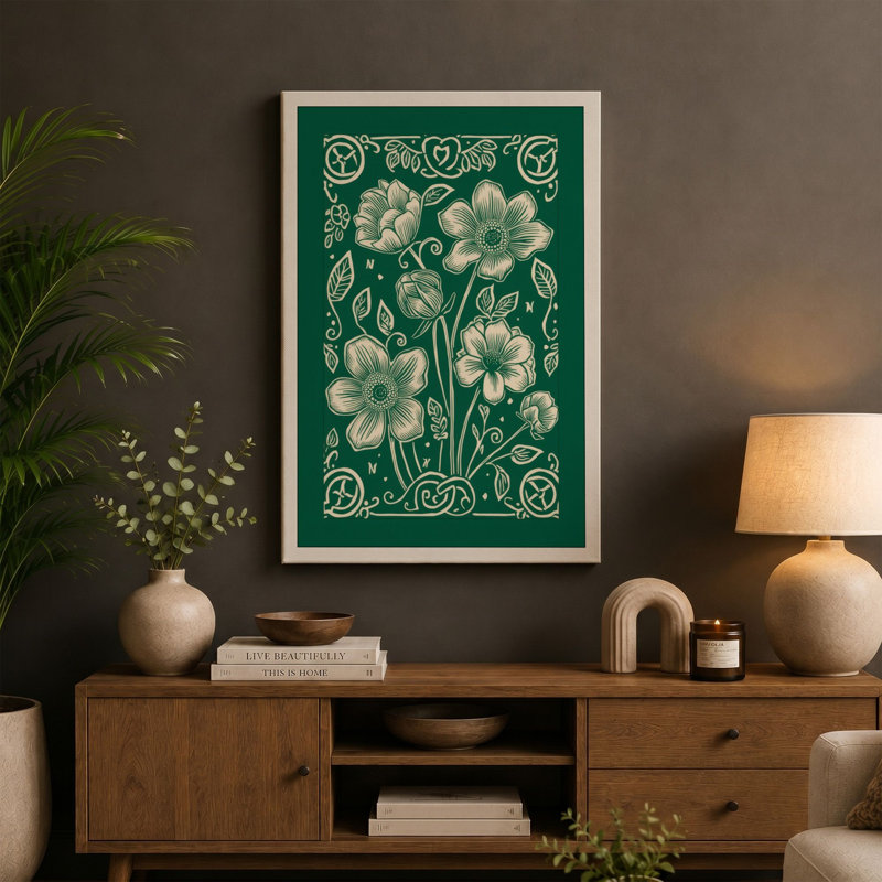 Print, Ochre Border, 30x20 - 76.2 x 50.8 cm
