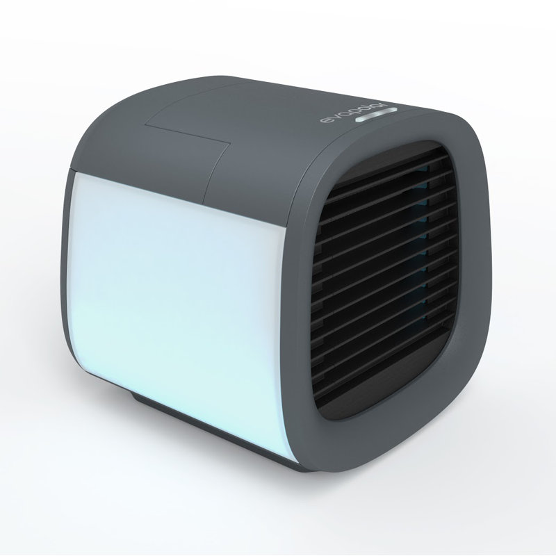 Gray Portable USB-Powered Personal Air Cooler and Humidifier
