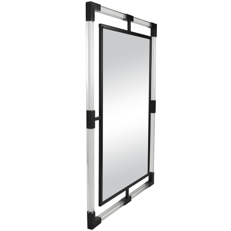 Miroir mural Aundrae, Noir
