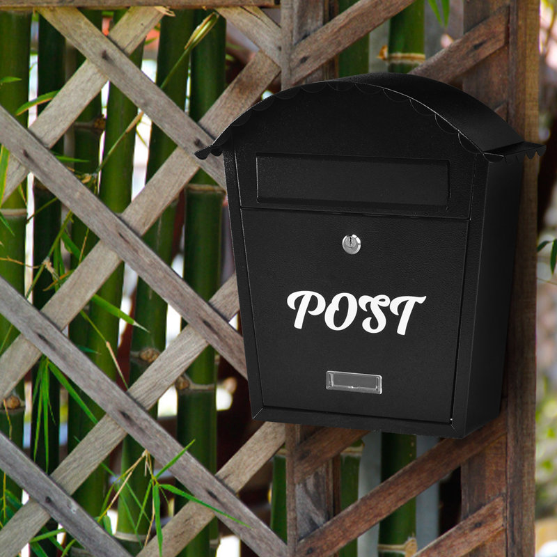 Crugers Metal Wall Mounted Post Box