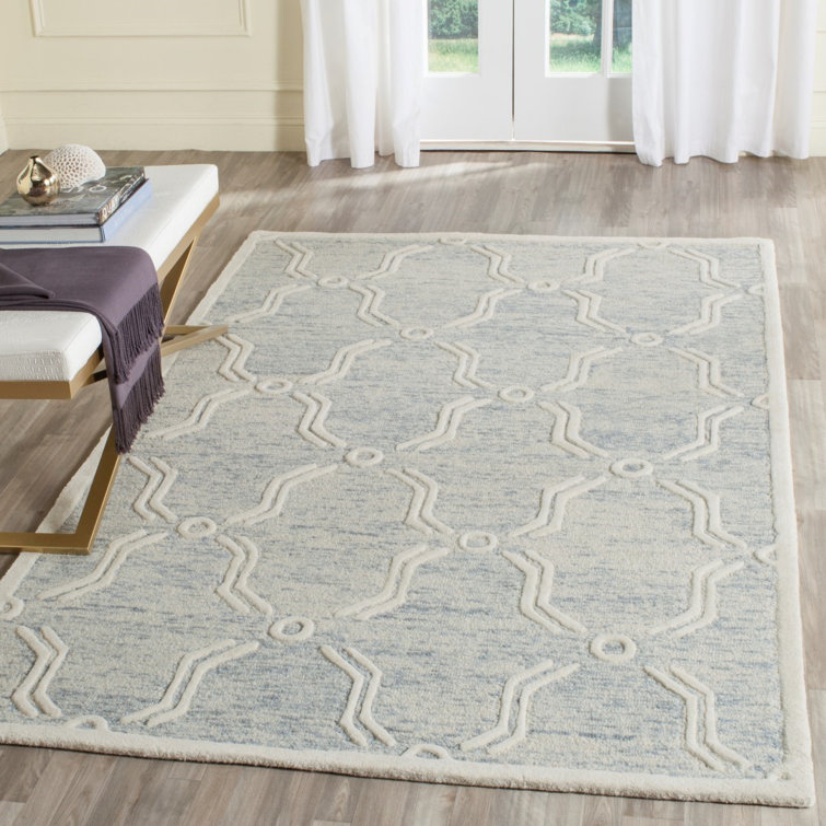 Cannen Hand Tufted Wool Geometric Rug