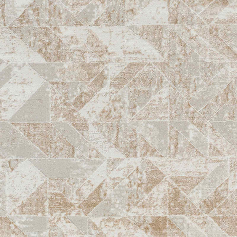 Tan Modern Rug, Abstract Stain Resistant Easy to Clean Rug For Living Room, Dining Room, Bedroom, Kitchen