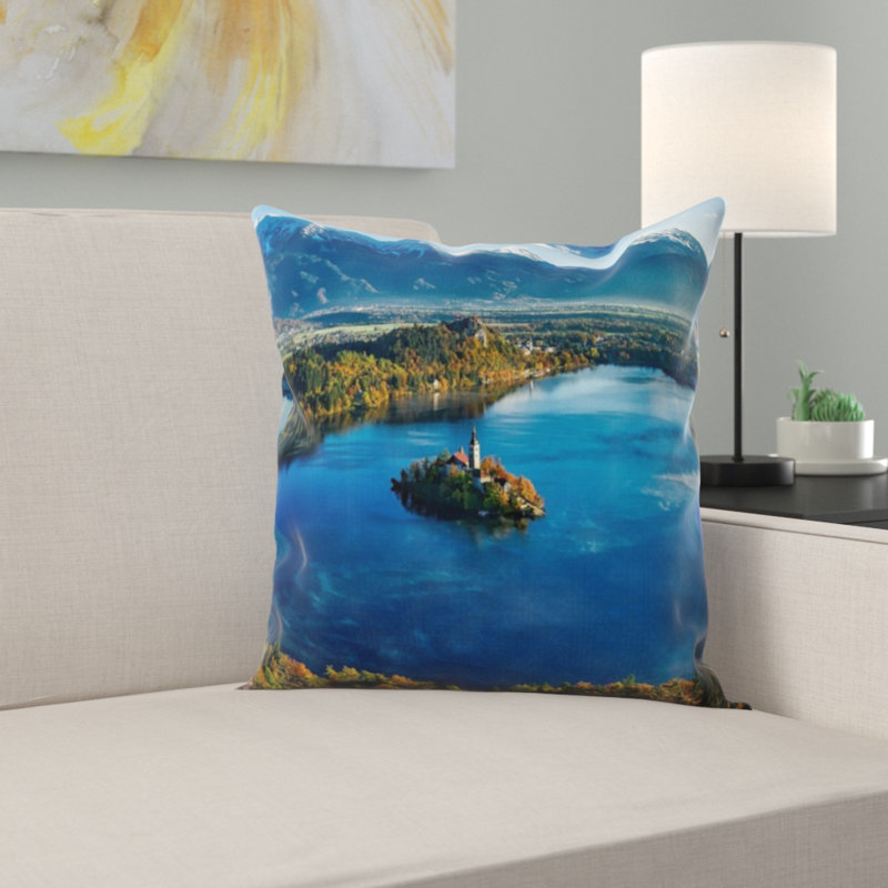 Microsuede Throw Pillow