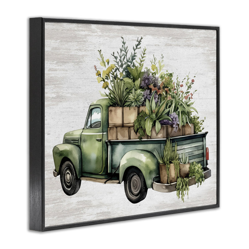 Art de giclée encadrée par Greenery, Giclée encadrée noir minuit, H 11 po x l 14 po