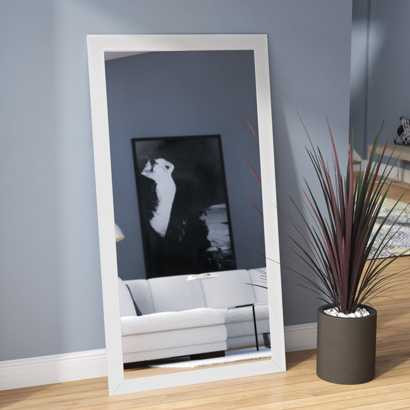 Alye Wood Flat Mirror, 78" H x 39" W x 0.75" D