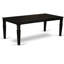 L'ensemble 5 pièces de table et chaises de cuisine comprend une table de salle à manger rectangulaire avec rallonge papillon et 4 chaises, noir-947454543
