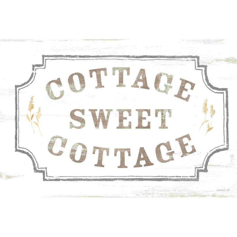 Cottage Garden I sur bois, H 8 po x l 12 po