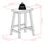 Tabouret de comptoir et de bar Irieana-653530283-623366695