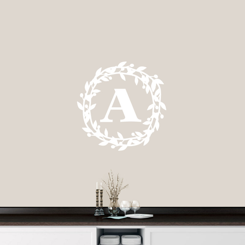 Jiminez Text & Numbers Non-Wall Damaging Wall Decal, White, Yes