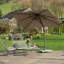 Aarne 300cm X 200cm Rectangular Cantilever Parasol-58239263