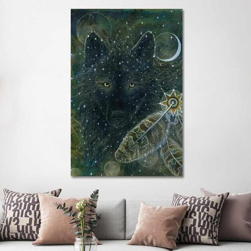 Spirit Brother by Cathy McClelland - Wrapped Canvas Print, 152.5 cm H x 101.5 cm W