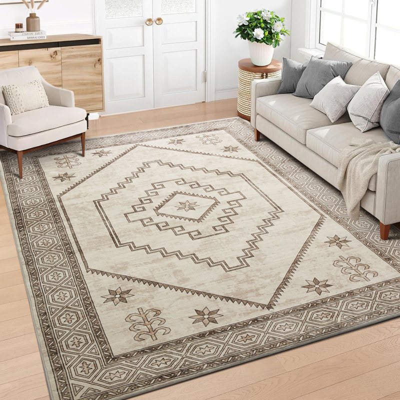  Antique Radiant Cashmere Shag Area Rug, Rectangle 200 x 290 cm