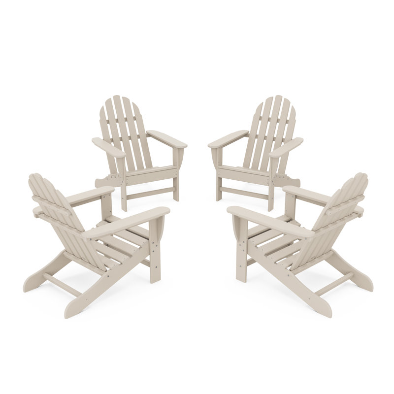 Ensemble de conversation classique Adirondack POLYWOOD, Sable