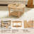 31.5'' Solid Wood Legs Round Coffee Table with 2-Tier Storage-385717771