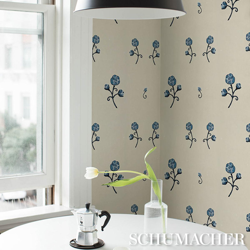 Schumacher X Backdrop Rhinestone Cowboy Wallpaper, Navy