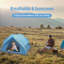 Tente de camping automatique pour 3 personnes