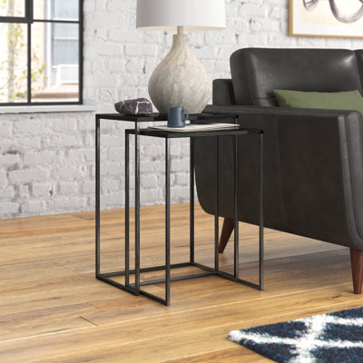 Fraley Iron Top End Table