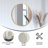 Gagalis Wall Mount Shatterproof Round Accent Wall Mirror with Metal Frame-1416361356-1416361357