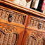 Banc de rangement pour chaussures en bois brun