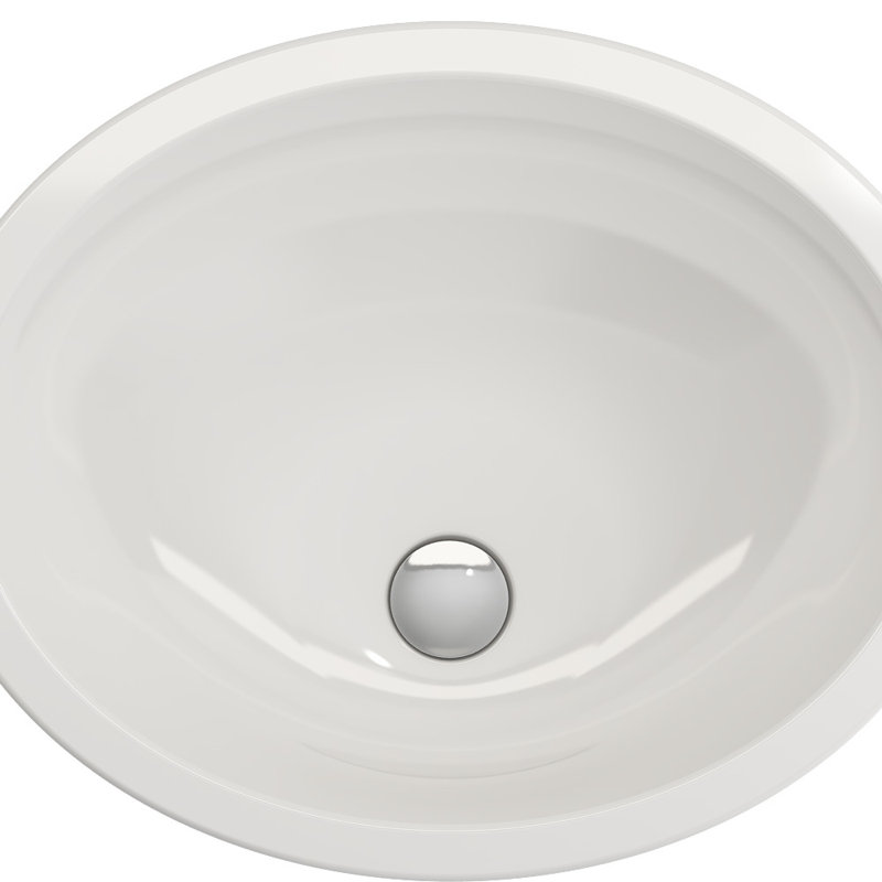 Parma 22.4'' L Bathroom Sink, White