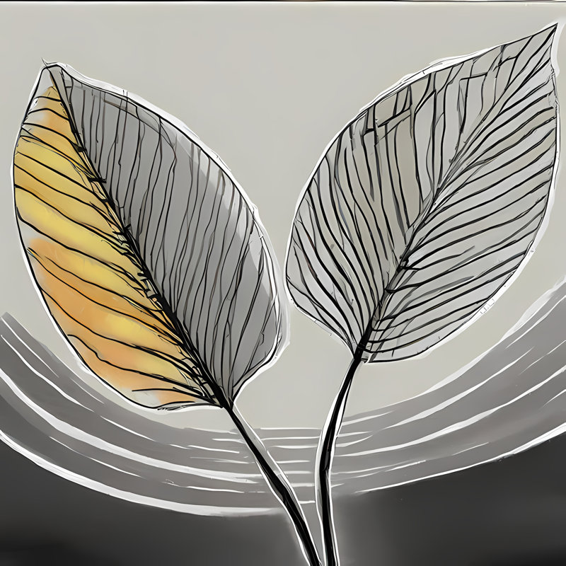 Autumn Leaves, 48" H x 48" W