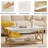 Industrial Style Coffee Table, MDF Wood Top with Sturdy Metal Frame-1748179278