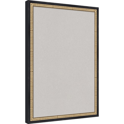 Grey Cork Board Castellan Black Framed Bulletin Board Pinboard