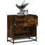 60cm W Metal Bedside Table-2140315944