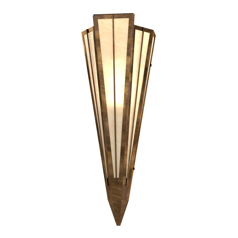 Brum 1 - Light Flush Mounted Sconce, Antique copper