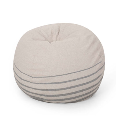 Fauteuil à billes rond avec couvercle amovible et mousse haute densité