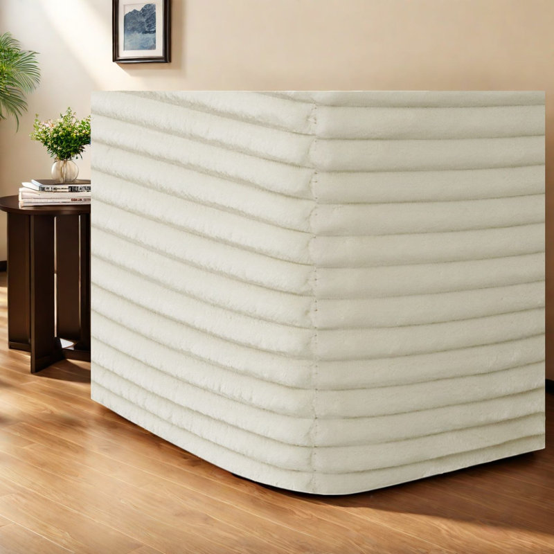 Canapé modulaire à compression, tissu moelleux de 57 pouces, maison compacte moderne