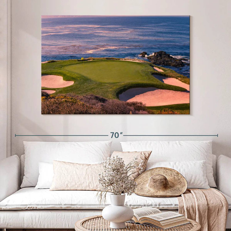 Sir Sir Golf à Pebble Beach, H 34 po x l 51 po