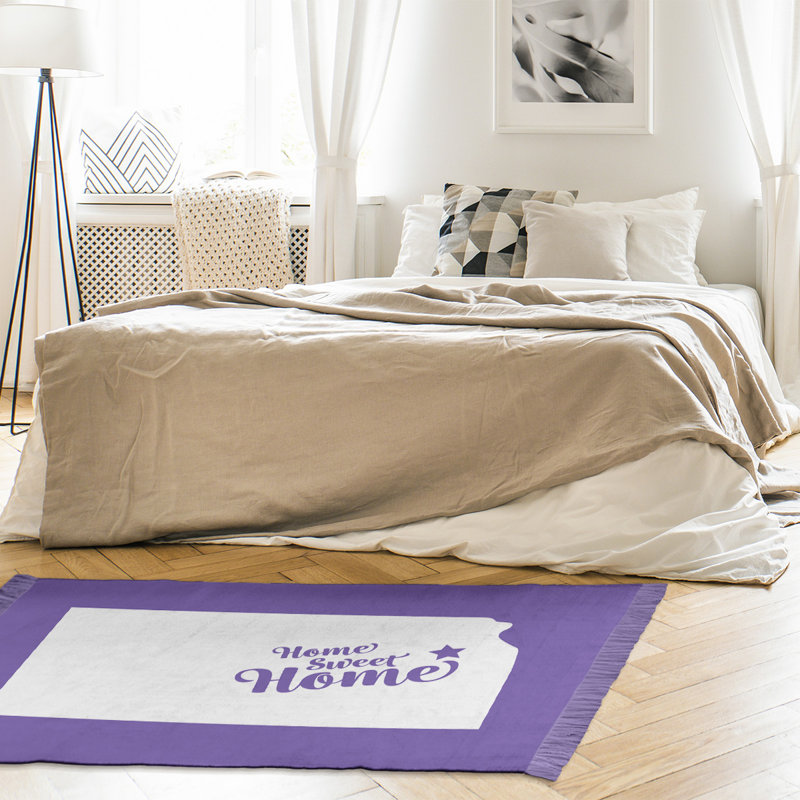 Tapis de zone mauve topeka the home