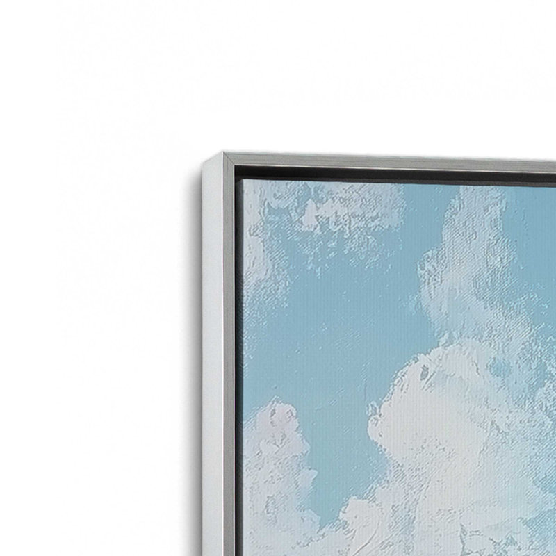Ensemble de 2 impressions Amalfi Blooming Pathway, 48 po x 32 po, Cadre flottant en chrome poli
