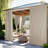  100% Blackout Linen Outdoor Curtains for Patio Waterproof, Windproof Gazebo Curtains with Sticky Back Top & Back Tab Bottom, 2 Straps & Rope Included for Porch Pergola-1796312896-1796312908
