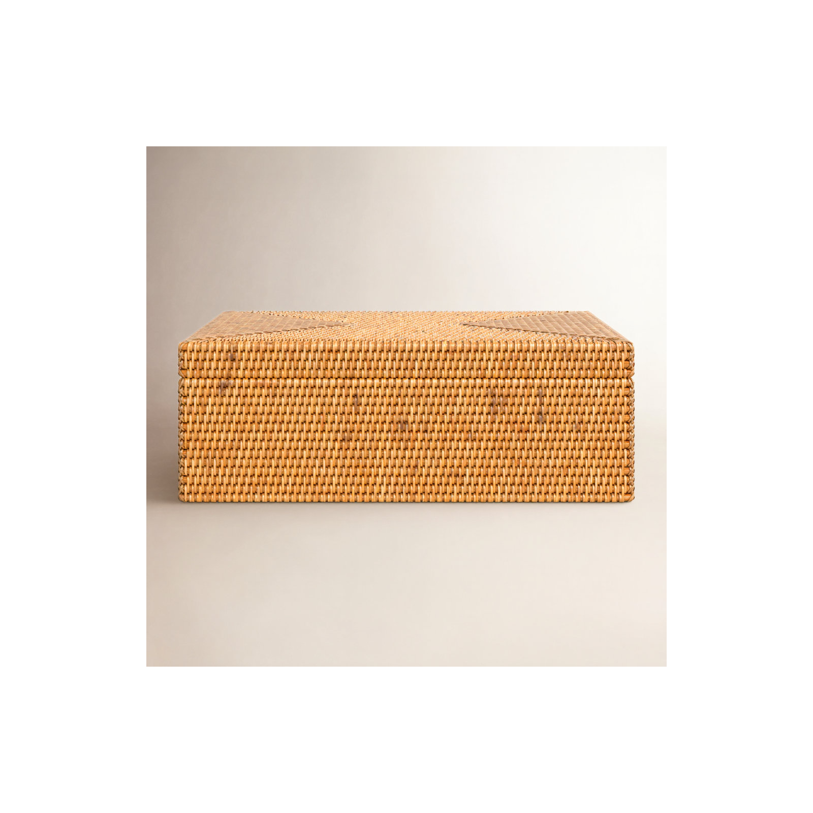 Rattan Basket, Honey Brown