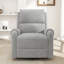 Fauteuil inclinable manuel à massage avec 8 modes, pivotant à 270 ° et poche latérale-2040910992-2040910991