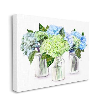 Art mural varié à fleurs sur pot d'hortensia floral par Ziwei Li