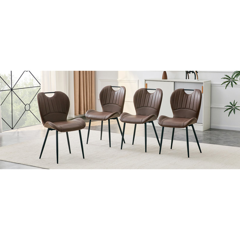 Ensemble de 4 chaises de salle à manger confortables