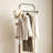 Rolling Coat Rack With Stainless Steel