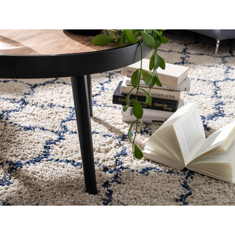 Coffee table Swifton Round 76x40 cm Sofa table Living room table