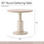 Table de rassemblement ronde 40 "Lotus Bay - Sable