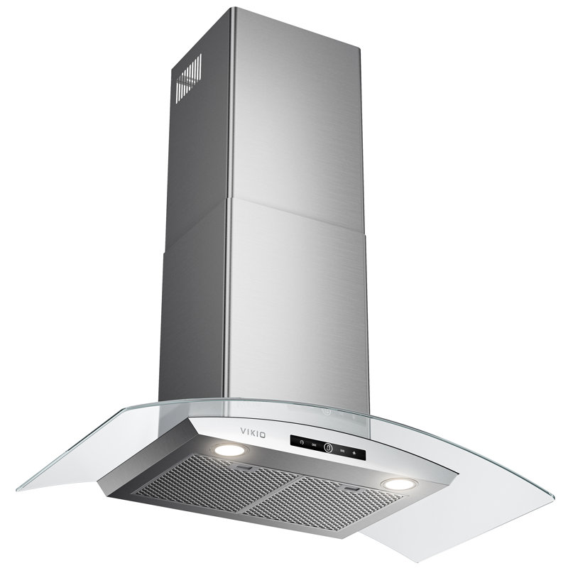 Hotte de cuisine murale 36 po Vikio Pro | 450 pi³ / min | Écran tactile | Acier inoxydable, 35.2"