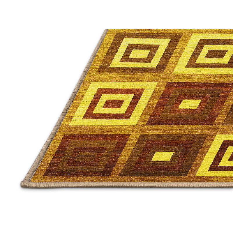 Heugel Performance Geometric Indoor Rug, Rectangle 2' x 3'