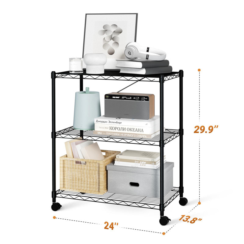 Rebrilliant 6-Tier Heavy Duty Metal Storage Rack | Wayfair