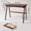 Bureau d'écriture 40 "en bois massif avec tiroirs noyer pour bureau personnel