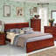 Élégant grand lit traditionnel en cappuccino - Design intemporel, mobilier de chambre durable et élégant - Assemblage facile-63829081
