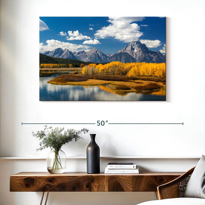 Alvord automne à Grand Teton, H 26 po x l 39 po
